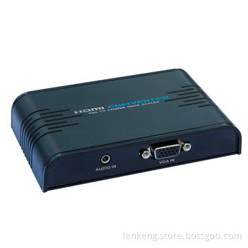 VGA to HDMI Converter, Converts VGA of PC Graphics to High Definition HDMI Video Signals 1,080P